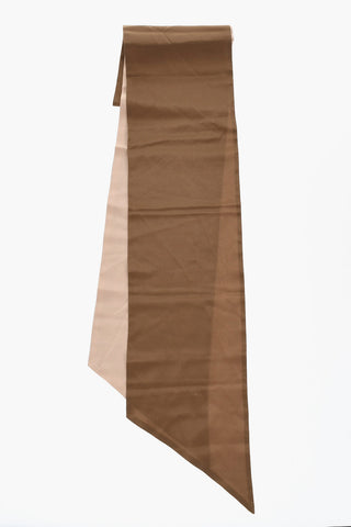 Two-Tone Silk Scarf