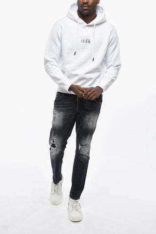 ICON Solid Color Cotton Fleece Hoodie