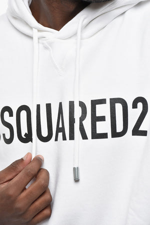 Brushed Cotton Hoodie With Front Logo
