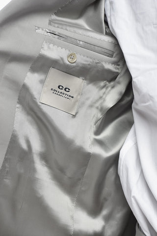 CC COLLECTION Stretch Wool Suit with Classic Lapel