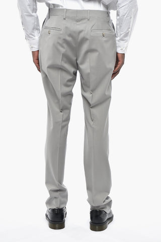 CC COLLECTION Stretch Wool Suit with Classic Lapel