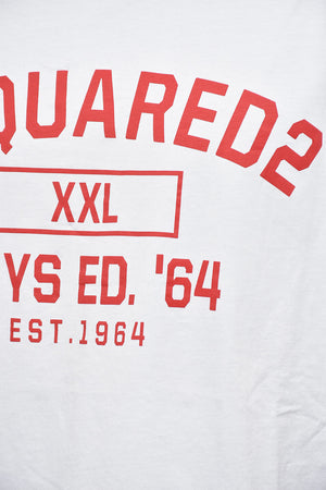 T-Shirt mit Rundhalsausschnitt COOL FIT aus Baumwolljersey mit Logodruck