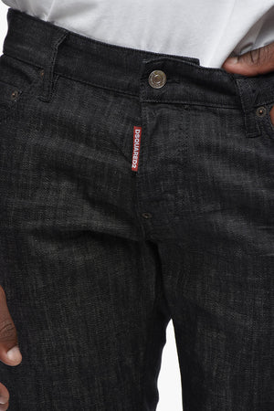 Jeans Slim Fit a Lavaggio Scuro 16cm
