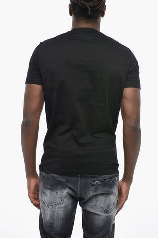 Crew Neck T-Shirt COOL FIT Cotton Jersey With Bloody Logo Lettering