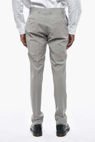 CC COLLECTION 3-Piece Stretch Wool Suit with Flap Pockets