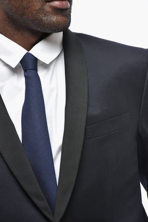 Satin Suit CERIMONIA ACADEMY with Shawl Lapel
