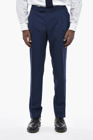 Virgin-Wool Suit CERIMONIA ACADEMY with Shawl Lapel