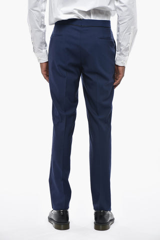Virgin-Wool Suit CERIMONIA ACADEMY with Shawl Lapel