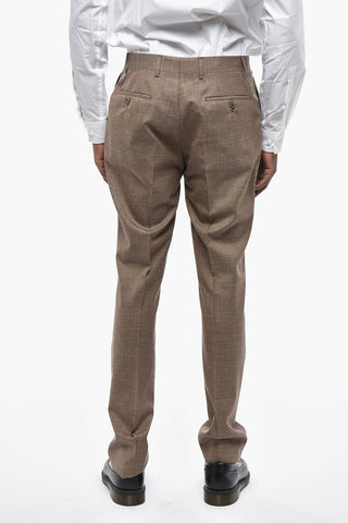 CC COLLECTION Silk-Linen Blend Suit with Flap Pockets