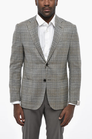 Blazer Semifoderato GATE in Misto Seta District Check