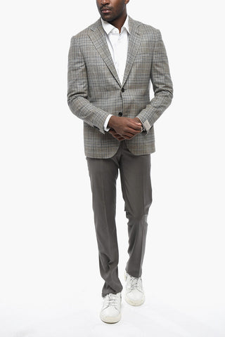 Blazer Semifoderato GATE in Misto Seta District Check