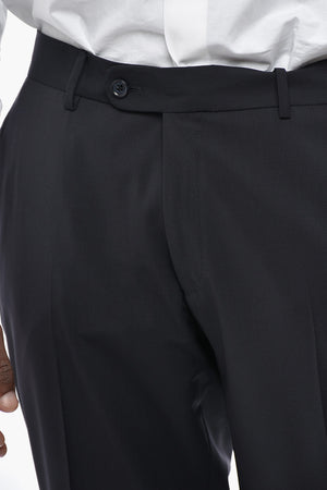 CC COLLECTION Virgin-Wool Four-Pocket Trousers with Hidden Closure