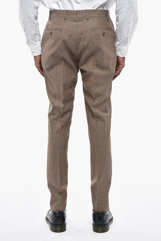 CC COLLECTION Silk-Blend Suit with Flap Pockets