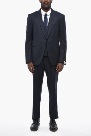 Silk-Blend Jacquard Three-Piece Suit CERIMONIA ACADEMY