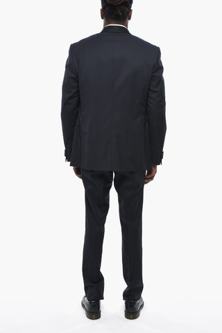 Satin Three-Piece Suit CERIMONIA ACADEMY with Shawl Lapel