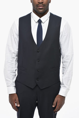 Satin Three-Piece Suit CERIMONIA ACADEMY with Shawl Lapel
