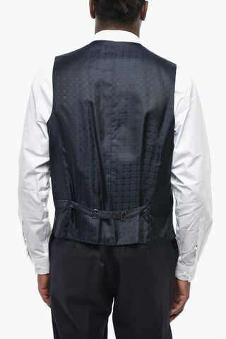 Satin Three-Piece Suit CERIMONIA ACADEMY with Shawl Lapel