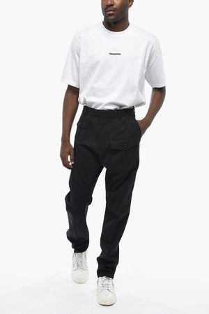 Stretch Virgin Wool Cargo Pants SEXY FIT