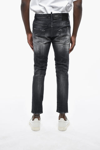 Dark Acid-Wash Effect Jeans 16cm
