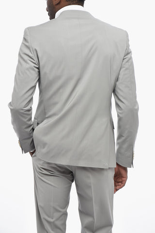 CC COLLECTION Stretch-Wool Suit with Classic Lapel