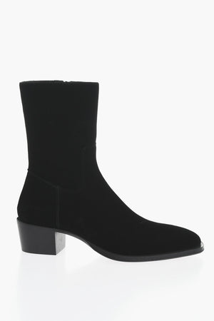 Stiefeletten CITY NIGHTS aus Velours mit seitlichem Reißverschluss, 5,5 cm Absatz