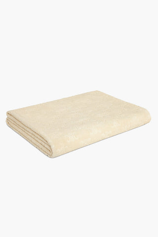 Jacquard Cotton Terry Beach Towel