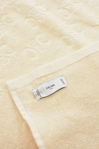 Jacquard Cotton Terry Beach Towel