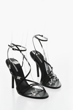 ICON Sandali Ankle-Strap in Pelle Tacco 10mm