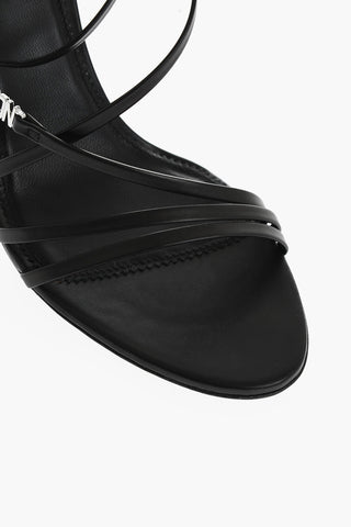 ICON Sandali Ankle-Strap in Pelle Tacco 10mm