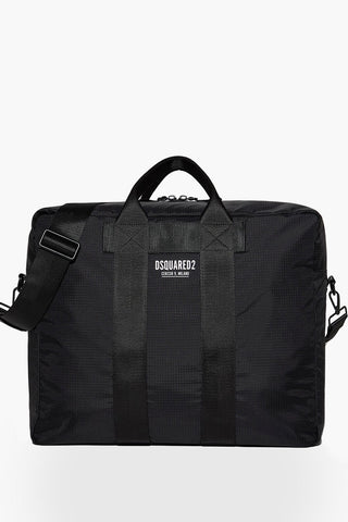 Solid Nylon Duffle Bag