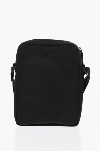 ICON Solid Shoulder Bag with Contrasting Logo
