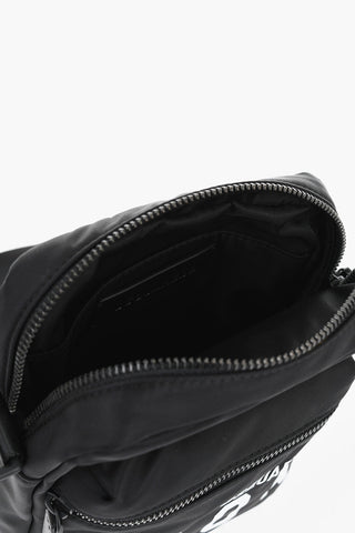 ICON Solid Shoulder Bag with Contrasting Logo