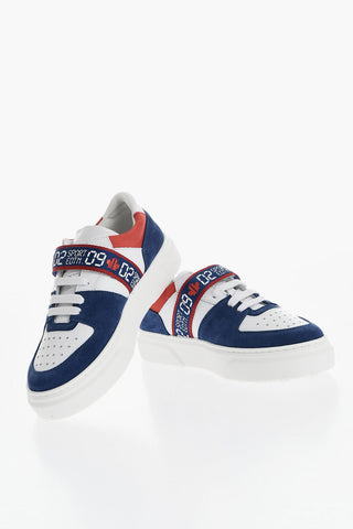 SPORT EDTN.09 Low Suede Sneakers with Logo Elastic