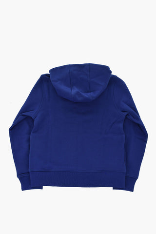 Brushed-Cotton Sweatshirt with Contrast Patch
