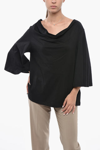 Solid-Color T-Shirt BRYAR with 3/4 Sleeves