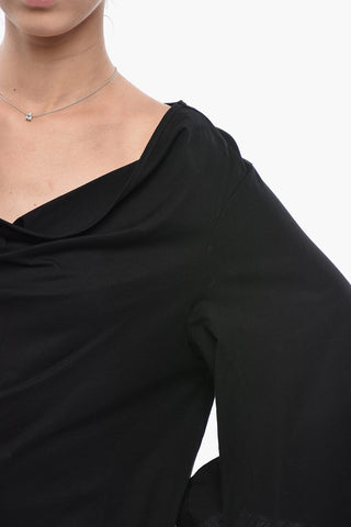 Solid-Color T-Shirt BRYAR with 3/4 Sleeves