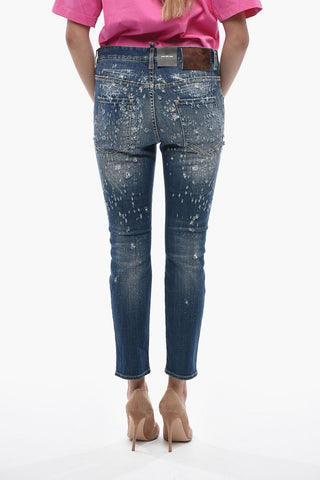 Jeans COOL GIRL mit geradem Bein Vintage-Effekt 14 cm
