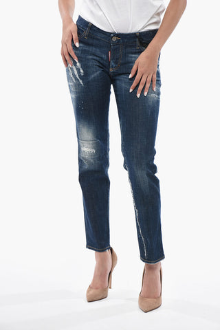 Jeans JENNIFER Stretch Denim Vintage Effect 15cm