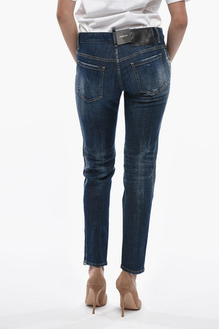 Jeans JENNIFER Stretch Denim Vintage Effect 15cm