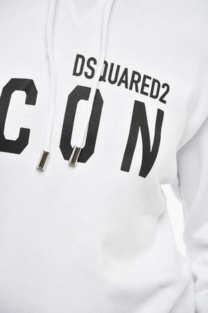 ICON Cotton Fleece Hoodie With Contrasting Print