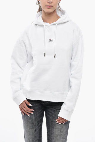 Fleece Cotton Hoodie with Monogram DD2