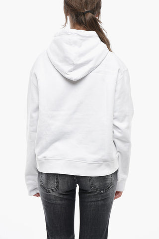Fleece Cotton Hoodie with Monogram DD2