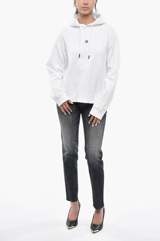 Fleece Cotton Hoodie with Monogram DD2