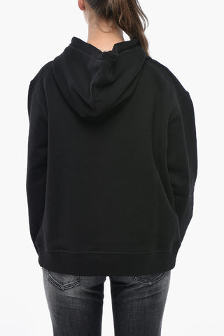 Fleece Cotton Hoodie with Monogram DD2