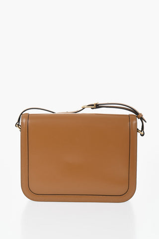 Borsa a Spalla in Pelle con Monogram Frontale