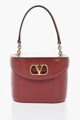 Leather Handbag VANITY with Chain Strap