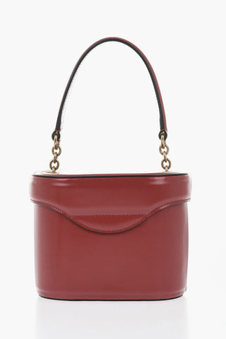 Leather Handbag VANITY with Chain Strap