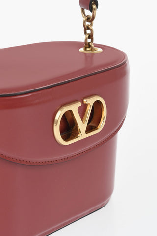 Leather Handbag VANITY with Chain Strap