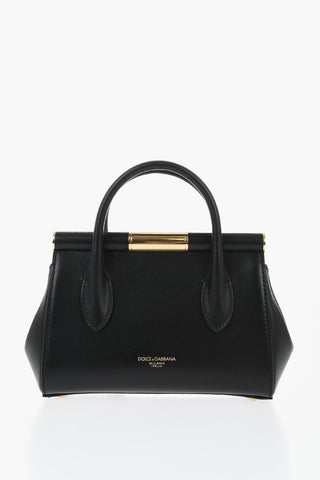 Leather Handbag With Chain Strap