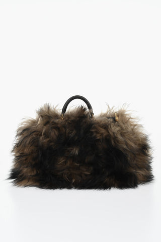 Fur Shoulder Bag MY SICILY